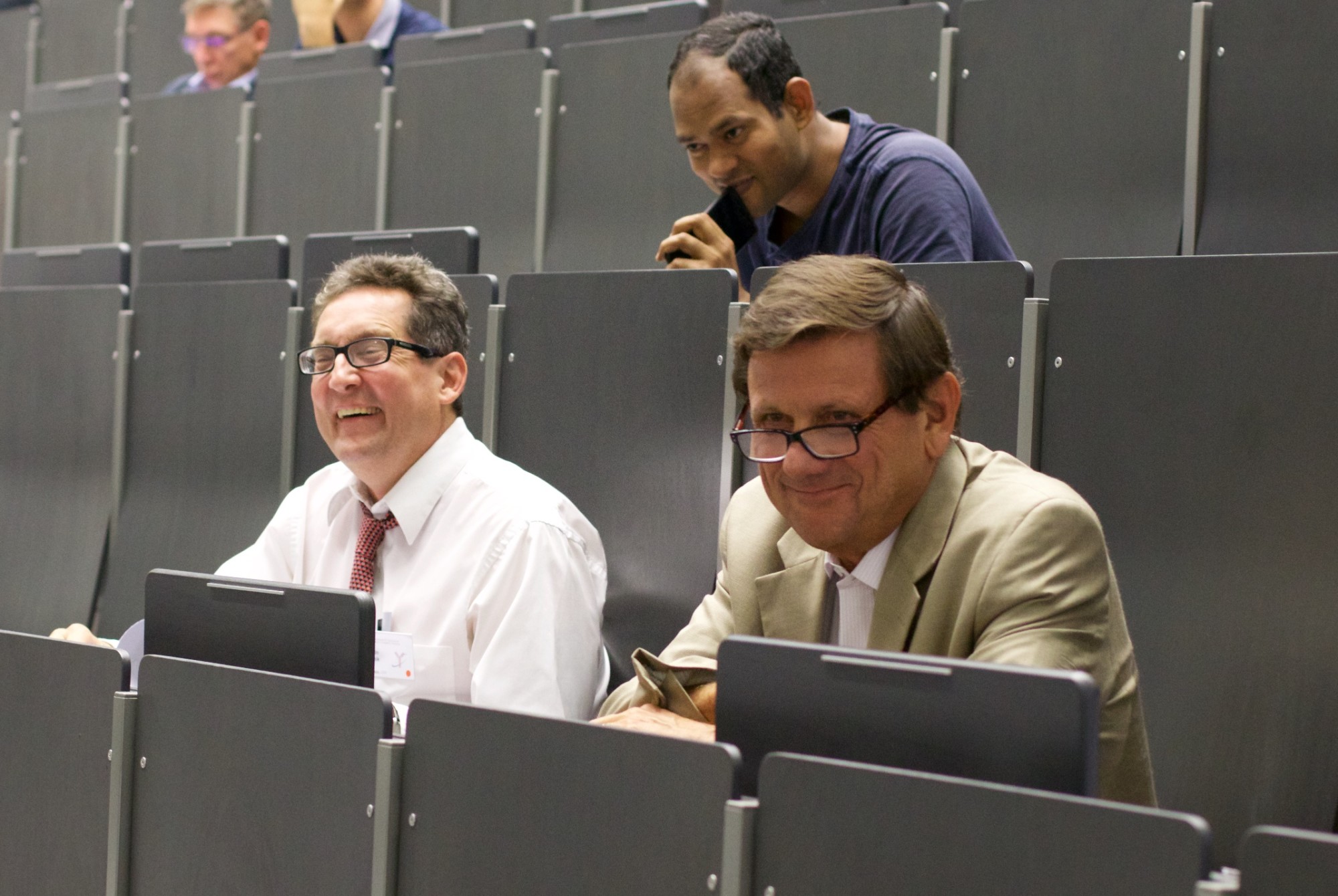 Martin Flajnik (University of Maryland, USA) und Giorgio Trinchieri (NIH, Bethesda, USA); FAU