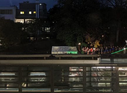 Und die Besucherströme klungen bis zum späten Abend nicht ab. ©S. Böltz, Uniklinik Erlangen